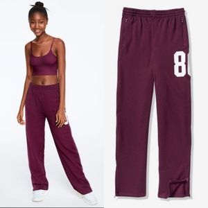🎁Victoria Secret PINK Purple Wide Leg Fleece Pant